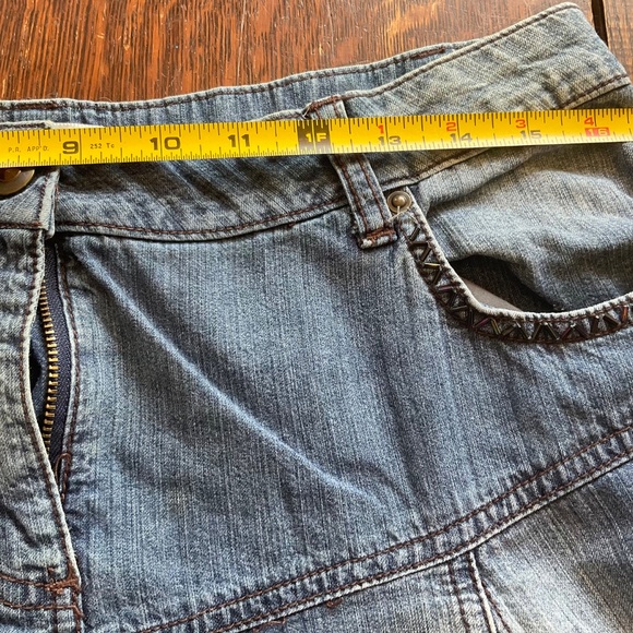 GEORGE COLLECTION  Long  Blue Jean skirt size 34 waist   Vintage - Picture 5 of 16